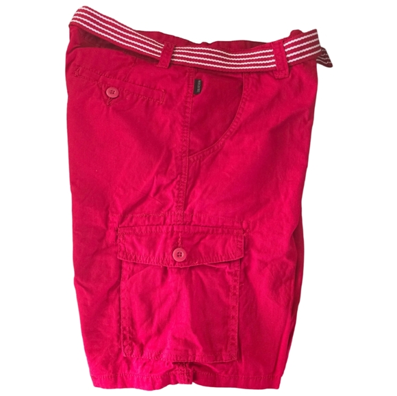 Ring of Fire Other - RINGOFFIRE Young Men's Red Cargo Shorts Size 20 NWT